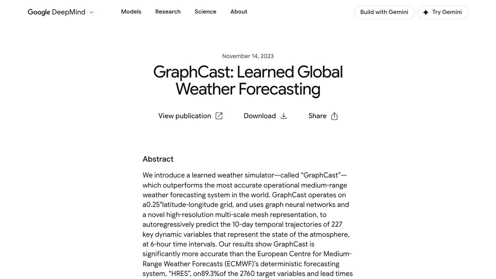 GraphCast